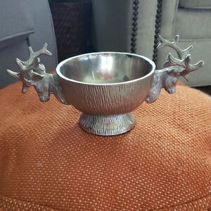 Silver Antler Bowl